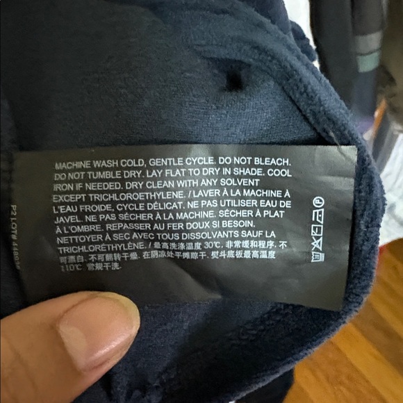 Theory Women's Navy Short Sleeve Tee - Picture 5 of 5